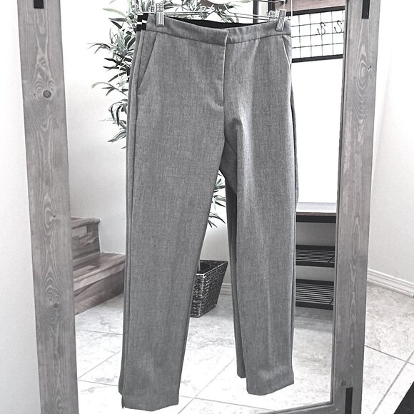 Zara 1960s Style Cigarette Ankle Pant in Grey/Black/White Size M - 26 / 27 - Picture 3 of 6